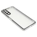 Sony Xperia 5 IV Magnetic Deksel med Herdet Glass Bakbeskytter - Sølv