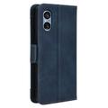 Sony Xperia 5 V Lommebok-deksel med Kortholder - Blĺ