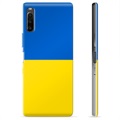 Sony Xperia L4 TPU-deksel Ukrainsk flagg - Gul og lyseblå