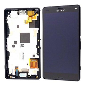Sony Xperia Z3 Compact Front Deksel & LCD Skjerm - Svart