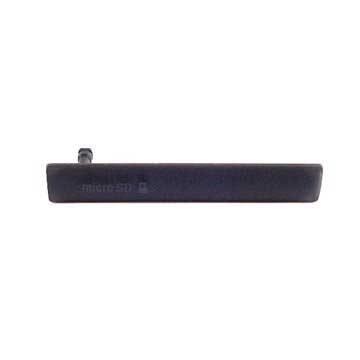 Sony Xperia Z3 Compact USB Jack / SD-kortspor deksel - svart