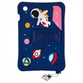 Space Pattern Samsung Galaxy Tab A8 10.5 (2021) Silikondeksel
