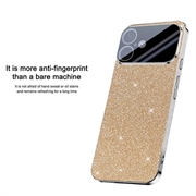 iPhone 17 Glitrende Glitter Hybrid-deksel - Gull