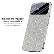 iPhone 17 Glitrende Glitter Hybrid-deksel - Sølv