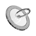 Glitrende magnetisk ringholder – MagSafe-kompatibel – Sølv