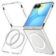 Samsung Galaxy Z Flip8 Spigen AirSkin MagFit MagSafe-deksel - Hvit / Gjennomsiktig