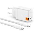 Spigen ArcStation Pro GaN-651 65W vegglader med Type-C-kabel