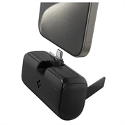 Spigen EA2205 Bærbar USB-C-Powerbank 5000mAh/22.5W - Svart