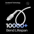 Spigen EB10010CCA Essential USB-C-kabel 1m, 100W - hvit