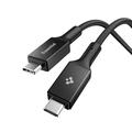 Spigen EB24015CC Essential USB-C-kabel - 240W, 1.5m - svart