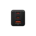 Spigen Essential 47W GaN-vegglader - 2x USB-C, 1x USB-A - svart