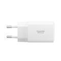 Spigen Essential 47W GaN-vegglader - 2x USB-C, 1x USB-A - hvit