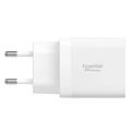 Spigen Essential EE472EU Dual USB-C hurtiglader 47W - hvit