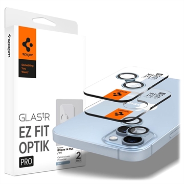 Spigen Glas.tR Ez Fit Optik Pro iPhone 14/14 Plus/15/15 Plus Kamera Linse Beskytter