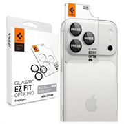 iPhone 18 Pro/18 Pro Max Spigen Glas.tR Ez Fit Optik Pro Kamera Linse Beskytter - 2 Stk. - Sølv