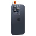 Spigen Glas.tR Ez Fit Optik Pro iPhone 14 Pro/14 Pro Max/15 Pro/15 Pro Max Kamera Linse Beskytter - Titanblått