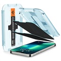 Spigen Glas.tR Ez Fit Privacy iPhone 13/13 Pro Skjermbeskytter - 2 Stk.