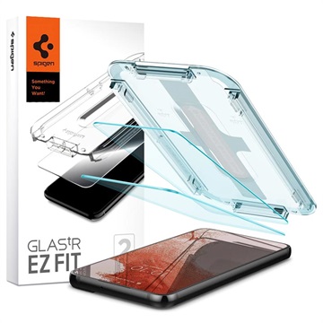Spigen Glas.tR Ez Fit Samsung Galaxy S22+ 5G Skjermbeskytter - 2 Stk.