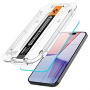 iPhone 15 Pro Spigen Glas.tR Ez Fit Skjermbeskytter - 2 Stk.