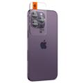Spigen Glas.tR Ez Fit Optik Pro iPhone 14 Pro/14 Pro Max/15 Pro/15 Pro Max Kamera Linse Beskytter - Mørk lilla
