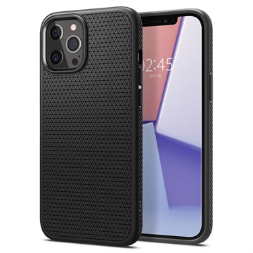 Spigen Liquid Air iPhone 12/12 Pro TPU-deksel - Svart