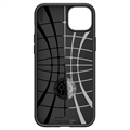 Spigen Liquid Air iPhone 14 Plus TPU-deksel - Svart
