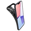 Spigen Liquid Air iPhone 14 Plus TPU-deksel - Svart