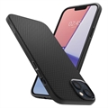 Spigen Liquid Air iPhone 14 Plus TPU-deksel - Svart