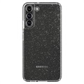 Spigen Liquid Crystal Glitter Samsung Galaxy S22 5G Deksel - Gjennomsiktig