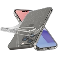Spigen Liquid Crystal Glitter iPhone 14 Pro Max Deksel - Gjennomsiktig