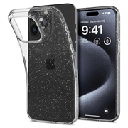 iPhone 15 Pro Max Spigen Liquid Crystal Glitter Deksel - Gjennomsiktig