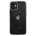 Spigen Liquid Crystal Glitter iPhone 12 Mini Deksel - Gjennomsiktig
