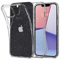 Spigen Liquid Crystal Glitter iPhone 13 TPU-deksel - Gjennomsiktig