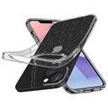 Spigen Liquid Crystal Glitter iPhone 13 TPU-deksel - Gjennomsiktig