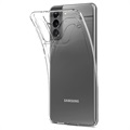 Spigen Liquid Crystal Samsung Galaxy S21 5G TPU-deksel - Klar