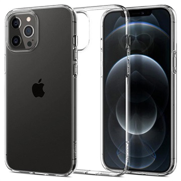 Spigen Liquid Crystal iPhone 12/12 Pro TPU-deksel - Gjennomsiktig