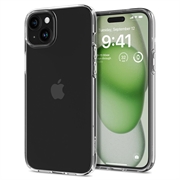 iPhone 15 Plus Spigen Liquid Crystal TPU Deksel - Gjennomsiktig