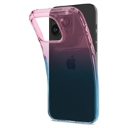 iPhone 15 Pro Spigen Liquid Crystal TPU Deksel - Rosa