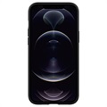 Spigen Mag Armor iPhone 12/12 Pro Hybrid-deksel - Matt Svart