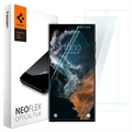 Spigen Neo Flex Samsung Galaxy S22 Ultra 5G Skjermbeskytter (Åpen Emballasje - Tilfredsstillende) - 2 Stk.