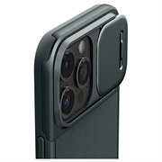 iPhone 15 Pro Spigen Optik Armor Mag Deksel - Mørkegrønn