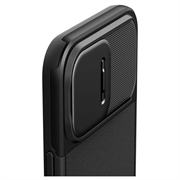 iPhone 15 Pro Max Spigen Optik Armor Mag Deksel - Svart