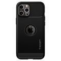Spigen Rugged Armor iPhone 12/12 Pro Deksel - Svart