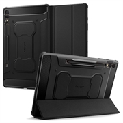 Samsung Galaxy Tab S9+ Spigen Rugged Armor Pro Folio-etui - Svart