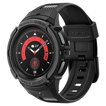 Spigen Rugged Armor Pro Samsung Galaxy Watch5 Pro TPU-deksel - 45mm - Svart