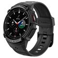 Samsung Galaxy Watch6 Classic Spigen Rugged Armor Pro TPU-deksel - 43mm (Åpen Emballasje - Tilfredsstillende) - Svart
