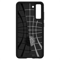Spigen Rugged Armor Samsung Galaxy S21 FE 5G TPU-deksel - Svart