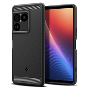 Sony Xperia 1 VIII Spigen Rugged Armor TPU-deksel - Svart