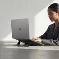 Spigen SlimFold LD201-S6 bærbar PC-stativ 14" - Romgrå