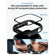 Apple Watch 10/11 Spigen Thin Fit 360-etui med skjermbeskytter - 46mm - svart